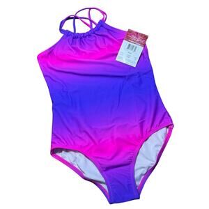 KANU SURF Kid's Janie & Brooke One Piece Swim Suits sz 14 Summer Beach Vacation